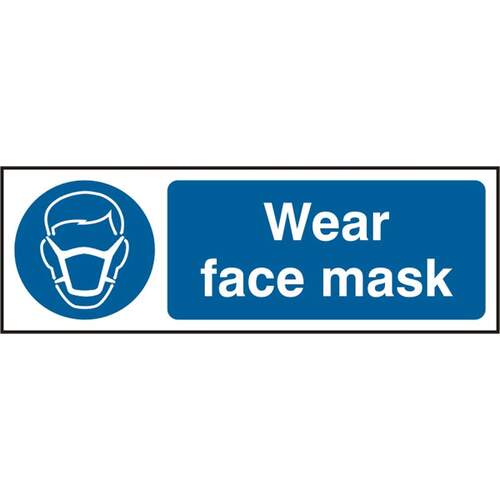 Wear Face Mask  Rpvc (Pk5) 300mm X 100mm