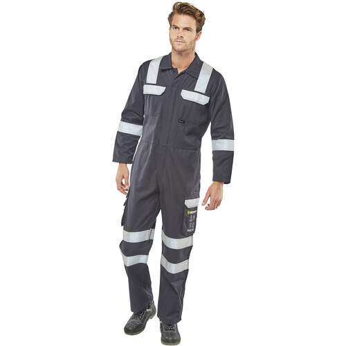 Arc Flash Coverall Navy Blue