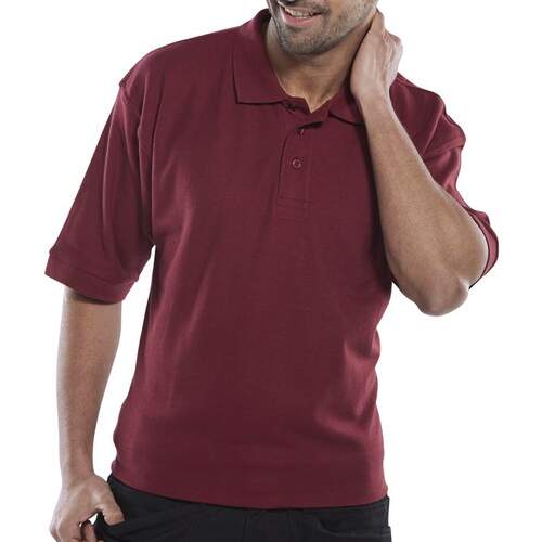 Click Polo Shirt Burgundy