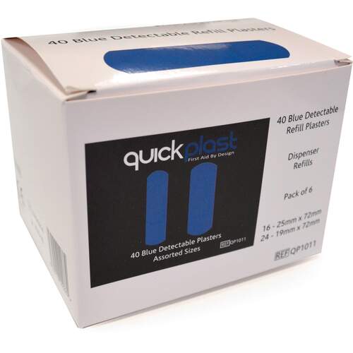 Click Medical Quickplast Blue Detectable Plasters