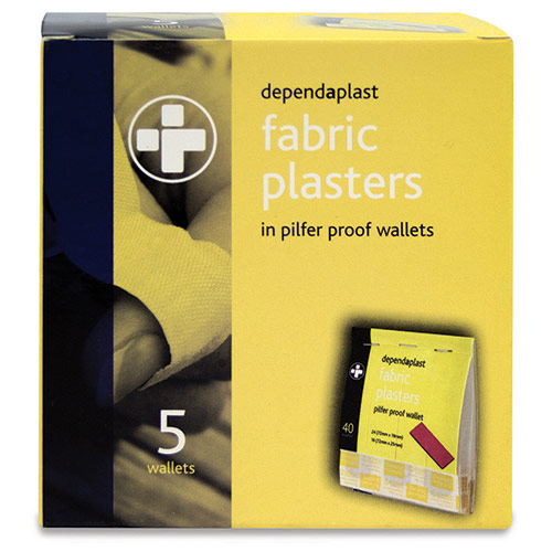 Dependaplast Fabric Pilfer Proof Plaster Box 5 X 40
