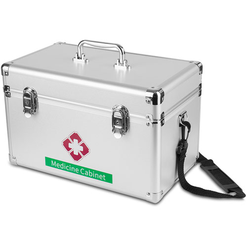 Click Medical Large Aluminium First Aid Case