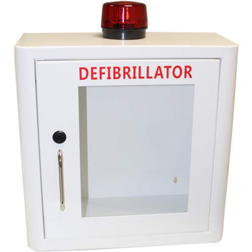 Defibrillator Mild Steel Cabinet Internal White