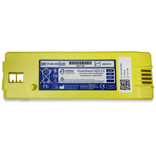 G3 AED Defib Battery  Yellow 260X90X70Mm