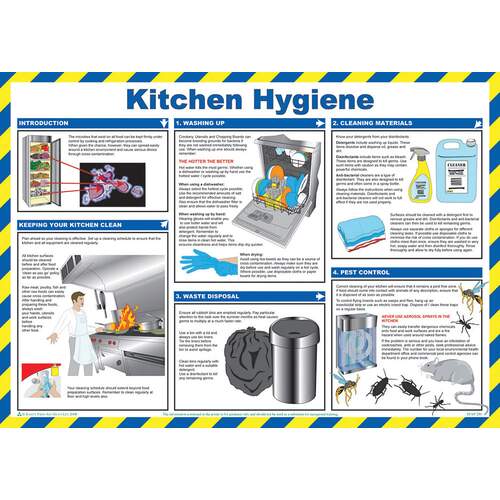 Click Medical Kitchen Hygiene Poster A780