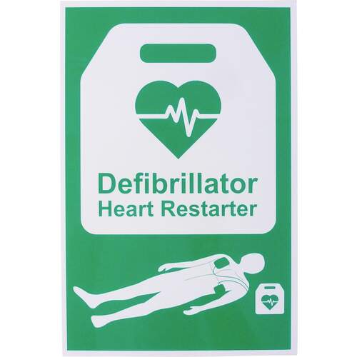 Aed Automated External Defibrillator Sign