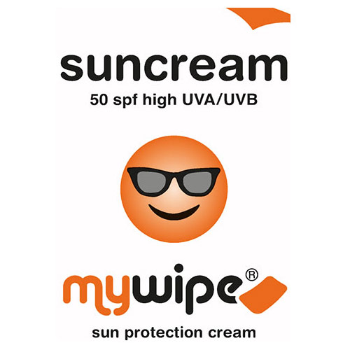 Sun Cream Sachet Factor 50 SPF  White