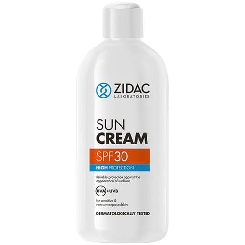 Zidac Sun Cream Spf 30 100ml Bottle