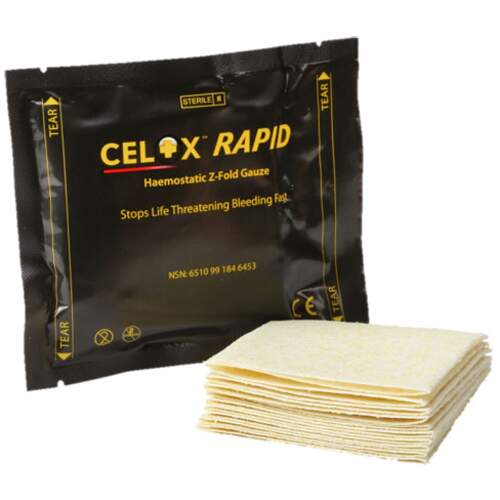 Celox Rapid Haemostatic Gauze Z-Fold
