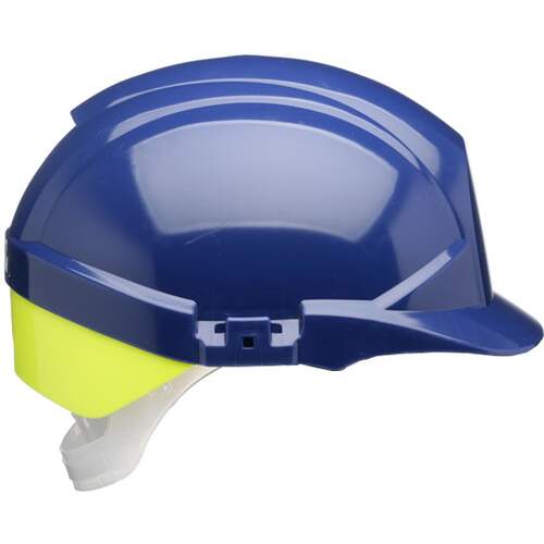 Reflex Safety Helmet Blue C/W Yellow Rear Flash Blue
