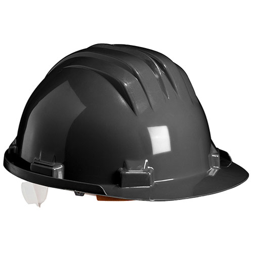 Climax Slip Harness Safety Helmet Black