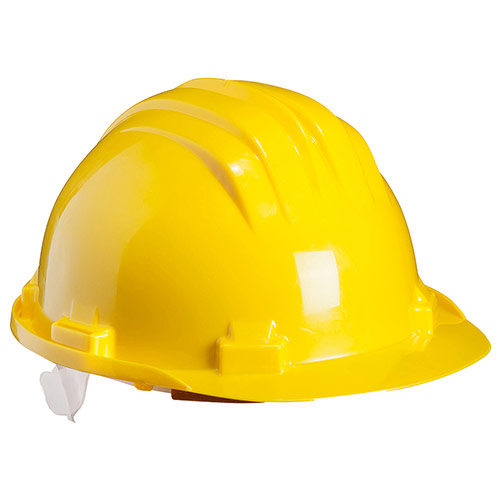 Climax Wheel Ratchet Safety Helmet Yellow