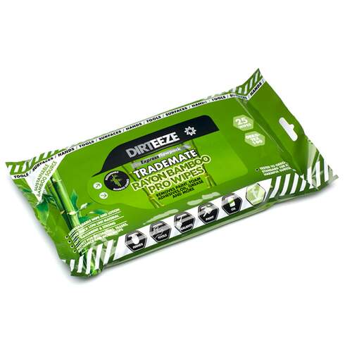 Rayon Bamboo Wet Pro Wipes (Pack Of 25 Wipes)