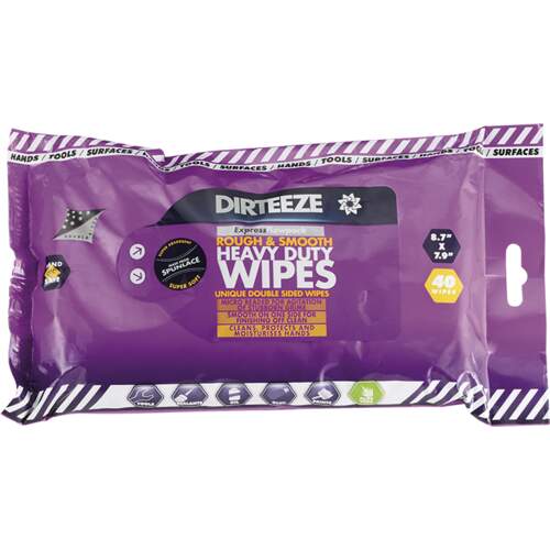 Rough And Smooth Wipes (Pack Of 40)
