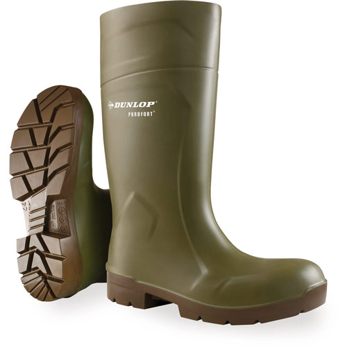 Dunlop FoodPro Purofort Multigrip Safety Wellington Boot - Green