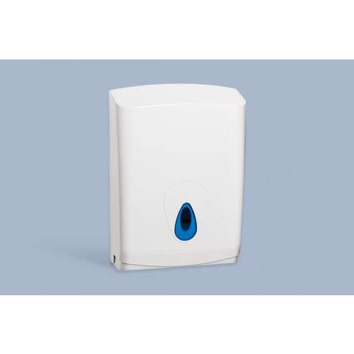 C-Fold White Plastic Dispenser