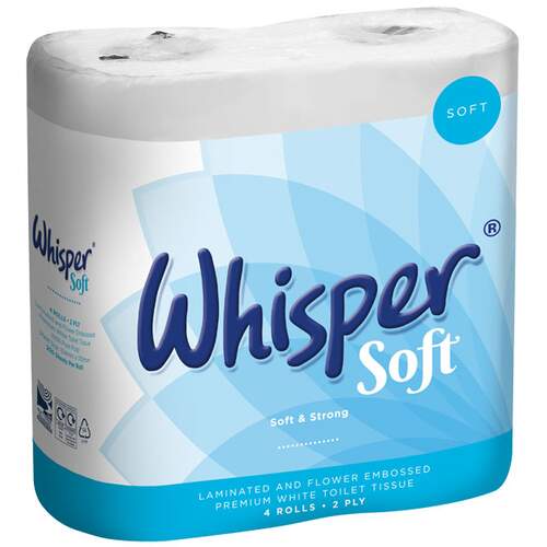 Whisper Soft Luxury Toilet Roll 2ply (40)