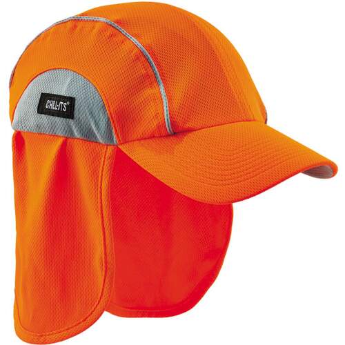 High Performance Hat With Shade Orange