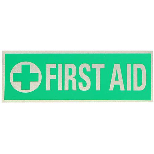First Aid Reflective Front [125x43mm]
