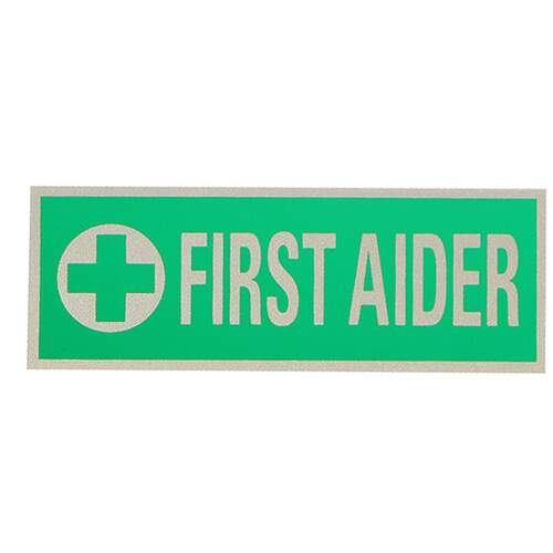 First Aider Reflective Front