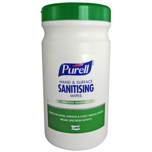 Purell Hand And Surface Sanitising Wipes (Tub) Case/6
