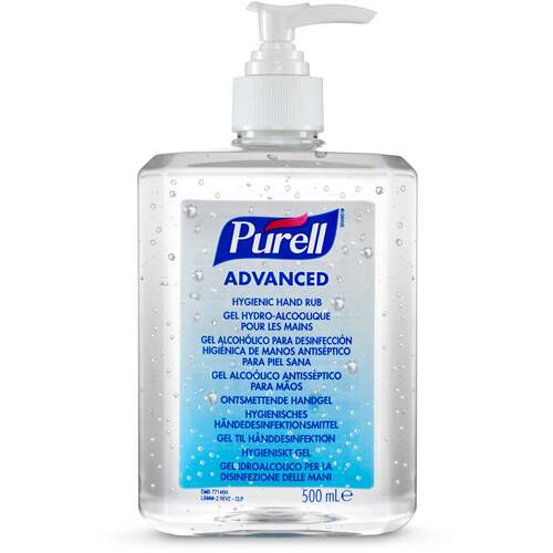 Purell Advanced Hygienic Hand Rub 12 X 500ml