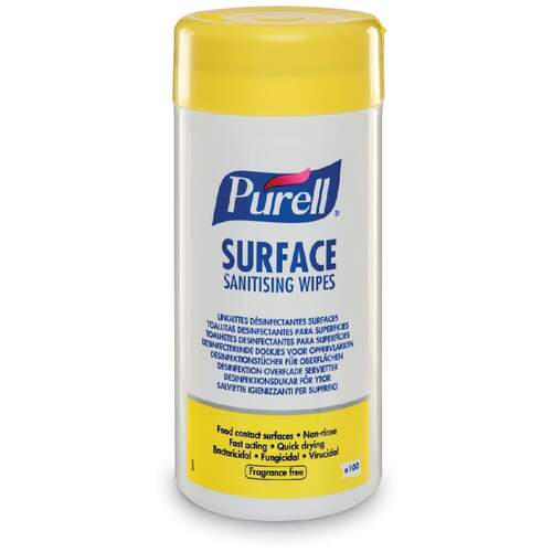 Purell Surface Sanitising Wipes (Tub) Case/12