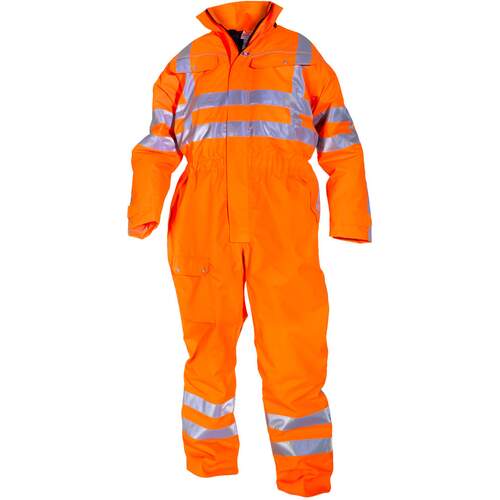 Uelsen Sns High Visibility Waterproof Winter Coverall Orange