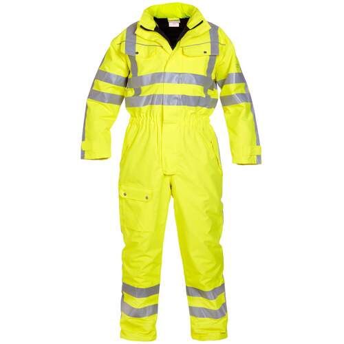 Uelsen Sns High Visibility Waterproof Winter Coverall Yellow