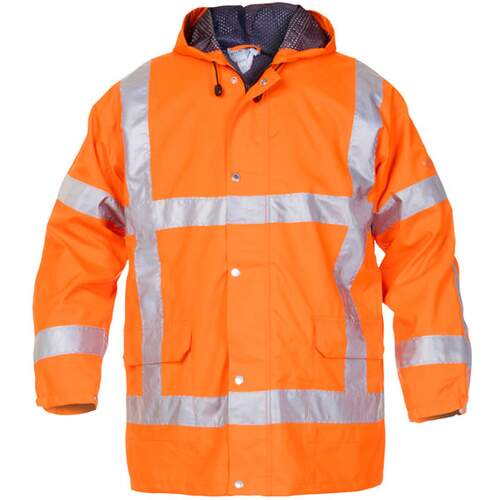 Uitdam Sns High Visibility Waterproof Jacket Orange
