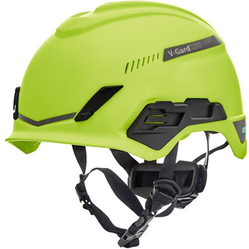 V-Gard H1 Tri-Vented Helmet Hi Vis Lime Green