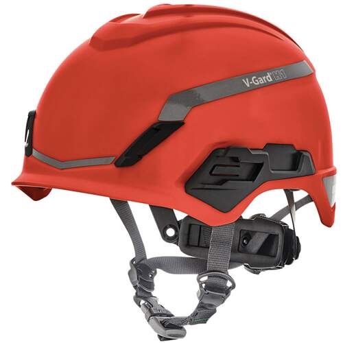 V-Gard H1 Non Vented Helmet Red