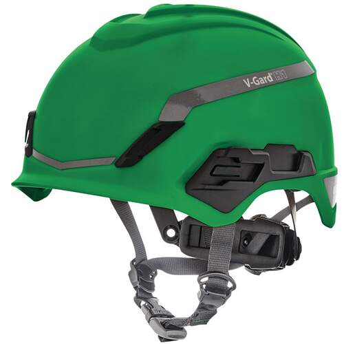 V-Gard H1 Non Vented Helmet Green