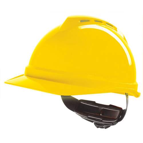 V-Gard 500 Vented Safety Helmet Yellow