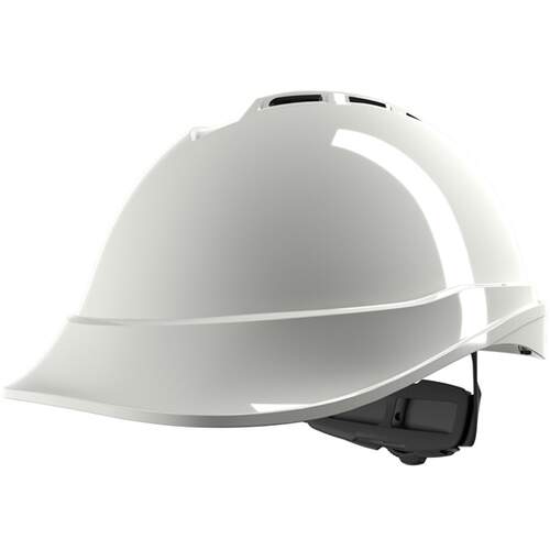 V-Gard 200 Vented Fas-Trac Iii Safety Helmet White