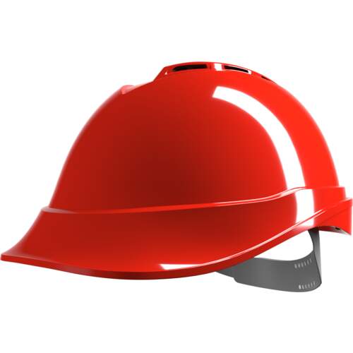 V-Gard 200 Vented Safety Helmet Red