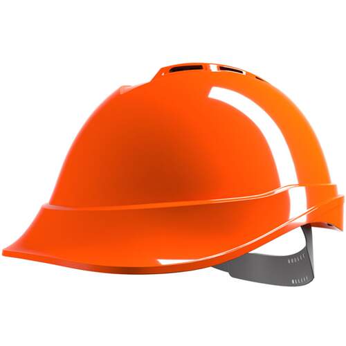 V-Gard 200 Vented Safety Helmet Hi Vis Orange