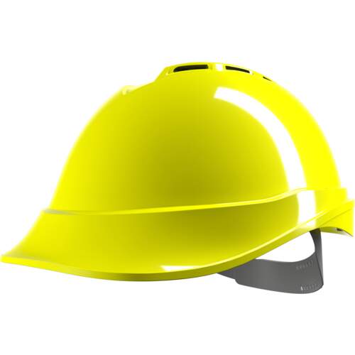 V-Gard 200 Vented Safety Helmet Hi Vis Yellow