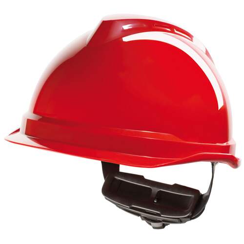 V-Gard 520 Peakless Safety Helmet Red