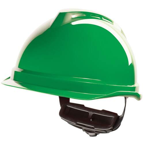 V-Gard 520 Peakless Safety Helmet Green