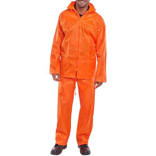 Nylon B-Dri Weatherproof Suit Orange