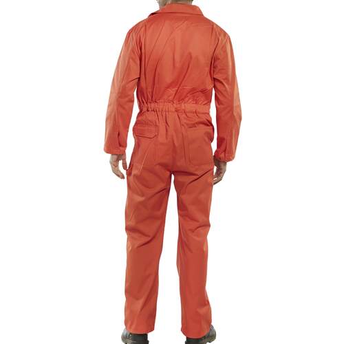 Super Click Heavy Weight Boilersuit Orange | The PPE Online Shop