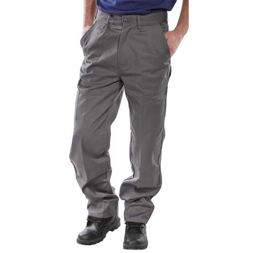 Heavyweight Drivers Trousers Grey