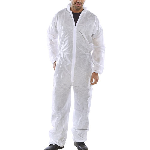 Polyprop Disposable Boilersuit White