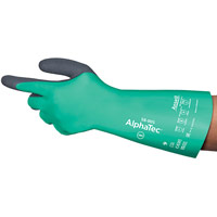 Ansell Alphatec 58-005 Gauntlet Green