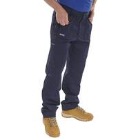 Click Action Work Trousers Navy Blue