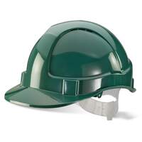 Economy Vented Safety Helmet Green