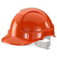 Economy Vented Safety Helmet Orange