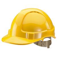 Comfort Vented Safety Helmet Yellow