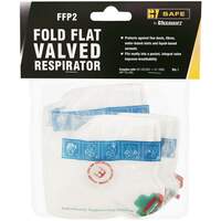 Ffp2V Fold Flat Valved Respirator Pack 5 - White